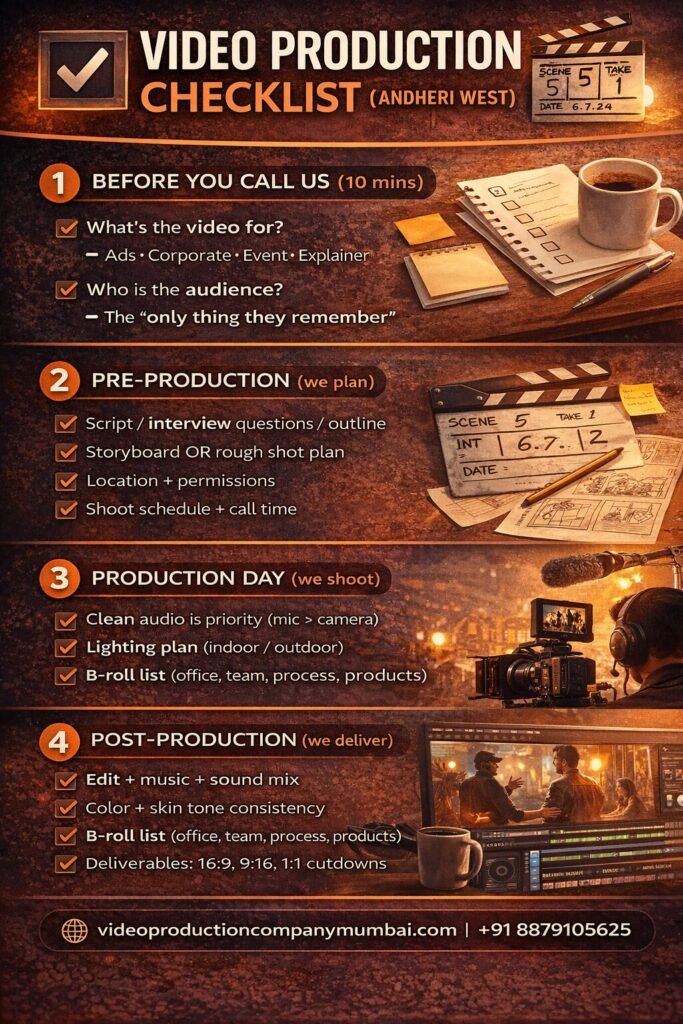 corporate video production in Andheri West Mumbai